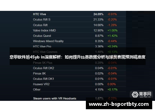 意甲软件旭45yb in深度解析：如何提升比赛数据分析与球员表现预测精准度